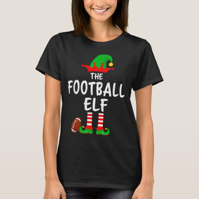 Tomtefotbollen Matchande Familje jul  T Shirt (Framsida)