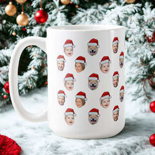 Tomtehatt Anpassad familjesikt 4 bilder jul Kaffemugg