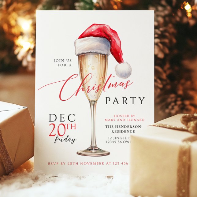 Tomtehatt Festiv Julfest Inbjudningar (Skapare uppladdad)