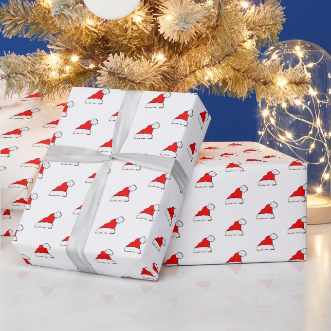 Tomtehatt julklappspapper presentpapper (Helgdagar)