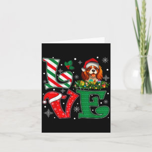 Tomtehatt Kärlek Cavalier King Charles Spaniel Hun Kort