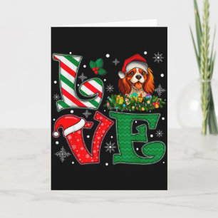 Tomtehatt Kärlek Cavalier King Charles Spaniel Hun Kort