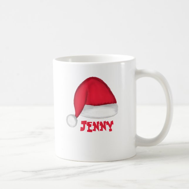 Tomtehatt Personlig Julmugg Kaffemugg (Höger)