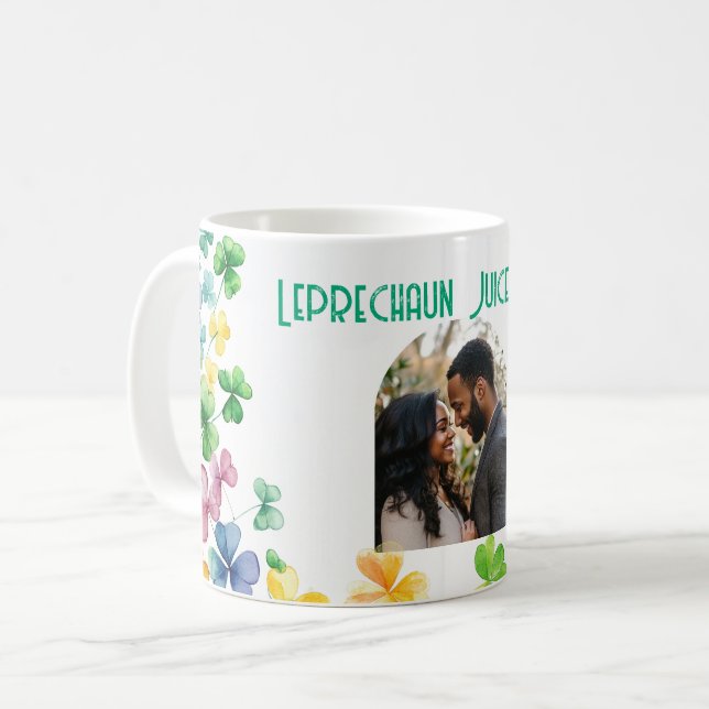 Tomtejuice inuti med anpassad bild kaffemugg (Framsida vänster)