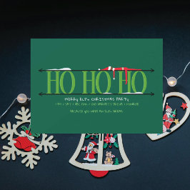 Tomteknas julfest Ho Ho Ho Inbjudningar