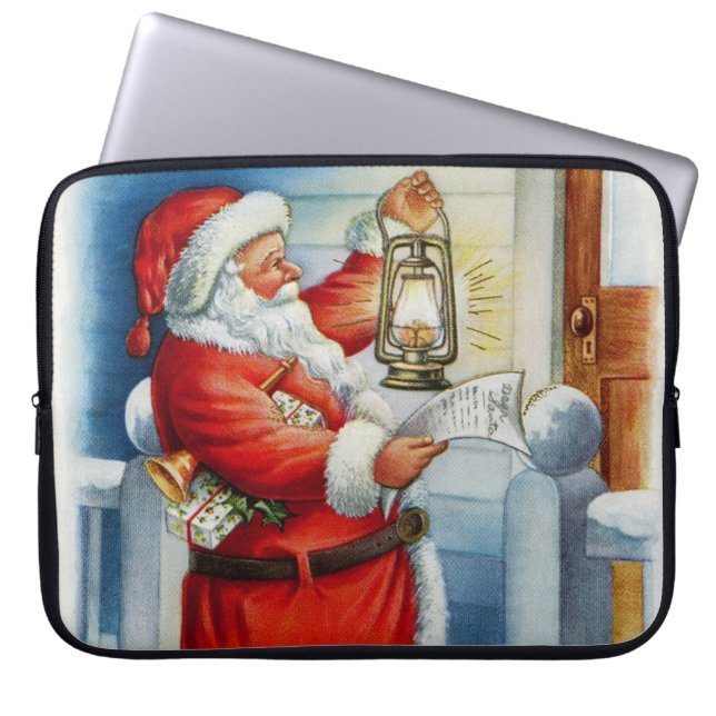 Tomten 001 laptop sleeve (Framsidan)