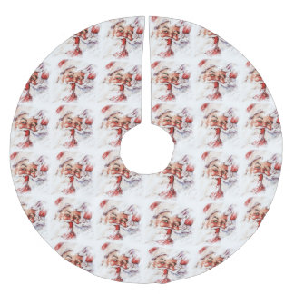 Tomten 025 julgransmatta borstad polyester
