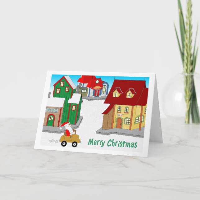 Tomten 2 helgkort (Framsida)