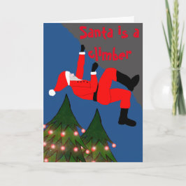 Tomten är ett julkort helgkort