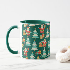 Tomten är här jul firande mugg