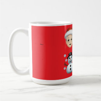 Tomten är i staden kaffemugg