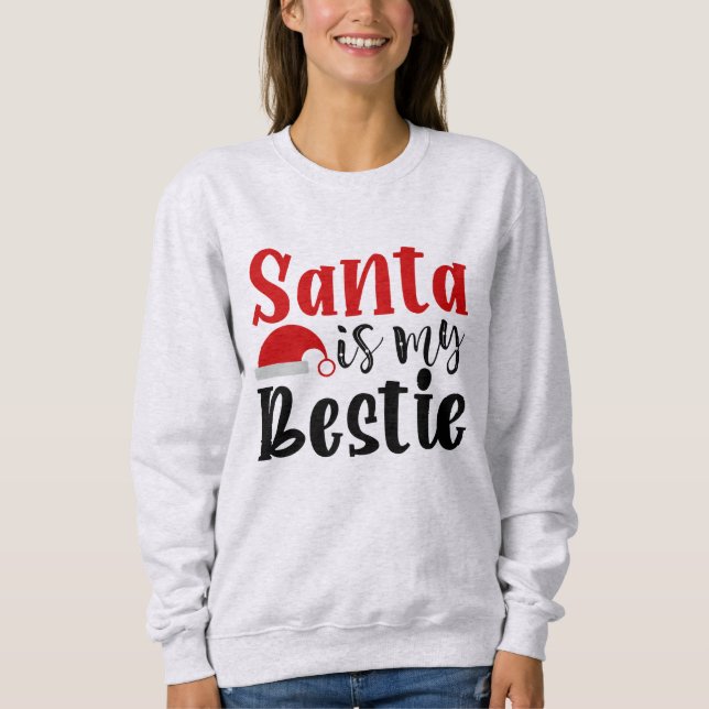 Tomten är min Bestie T Shirt (Framsida)