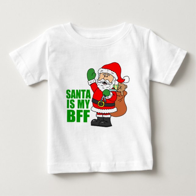 Tomten är min BFF T-shirt (Framsida)