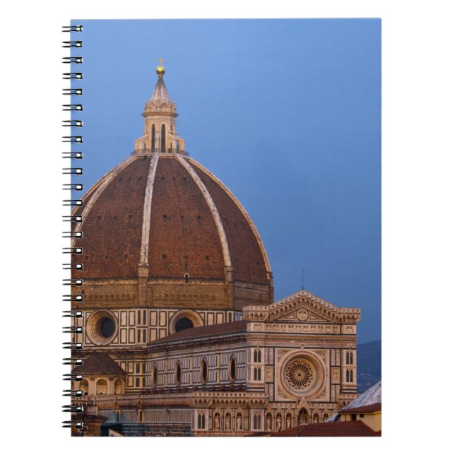 Tomten av katedralen Santa Maria del Fiore i varm  Anteckningsbok (Framsidan)