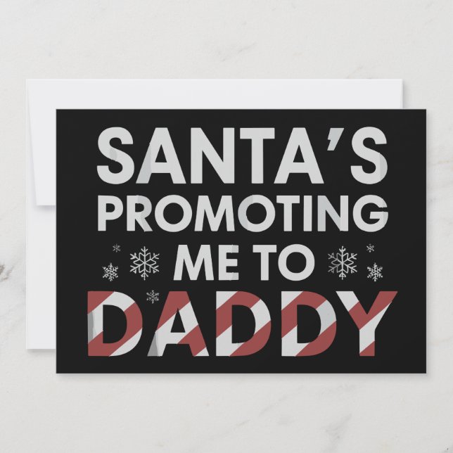 Tomten Beforderar Mig Till Pappa Jultomten Ny Papp Julkort (Framsida)