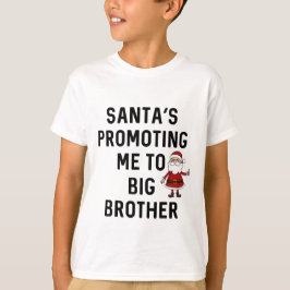 Tomten befordrar mig till storebror // jul t shirt