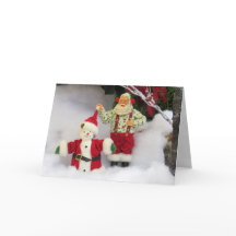 Tomten Bygger Snögubbe!