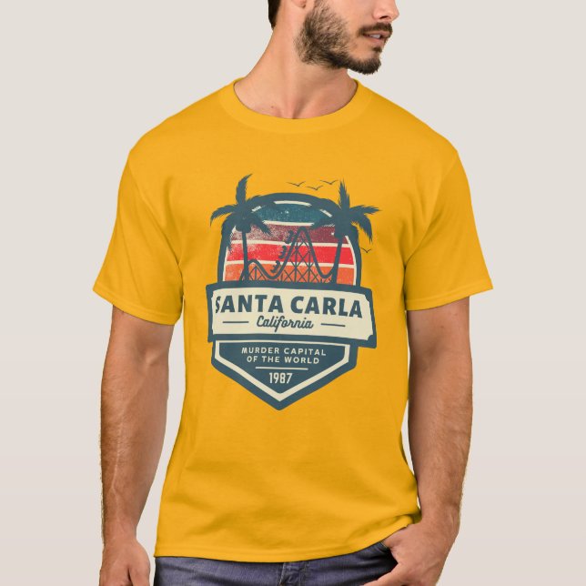 Tomten Carla California Murder Capital of the Worl T Shirt (Framsida)