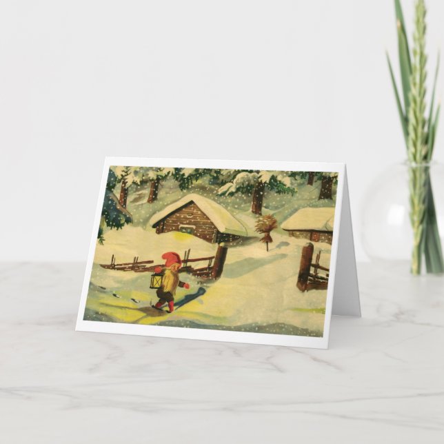 Tomten Christmas card Helgkort (Framsida)
