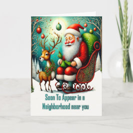 Tomten denna jul kort