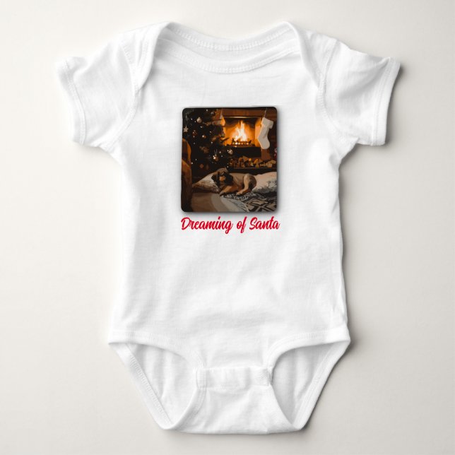 Tomten drömmer t shirt (Framsida)