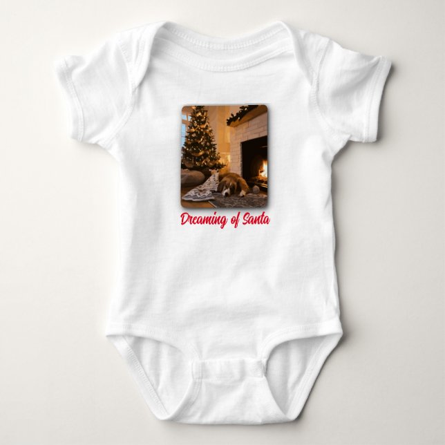 Tomten drömmer t shirt (Framsida)