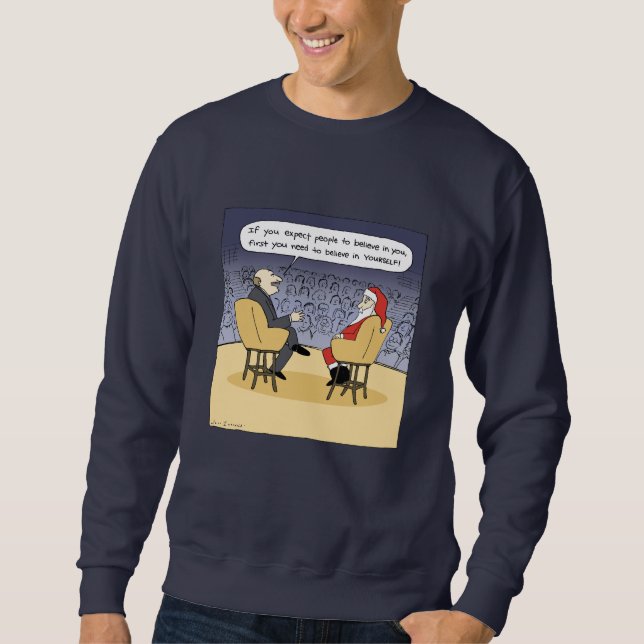 Tomten får lite råd sweatshirt (Framsida)