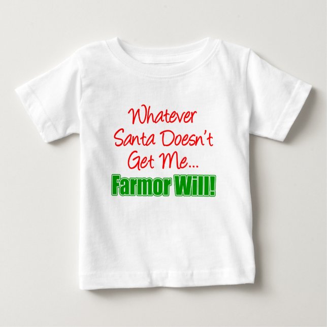 Tomten får mig inte Farmor Will Tee Shirt (Framsida)