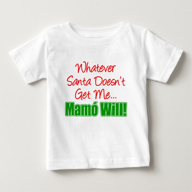 Tomten får mig inte Mamo Will T-shirt (Framsida)