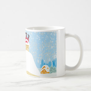 Tomten fastnade i skorsten kaffemugg