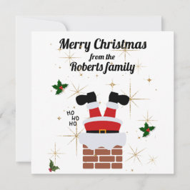 Tomten fastnade i skorsten kort