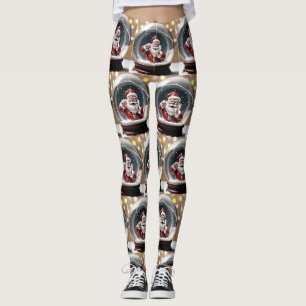 Tomten fastnade i Snö Globe-julen Leggings