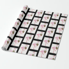 Tomten Flamingo Jul Papprare Presentpapper