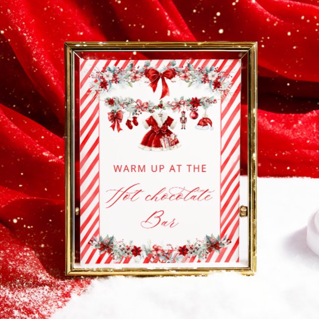 Tomten Flicka vaknade upp vid Hetten Chocolate Pub Poster (Skapare uppladdad)