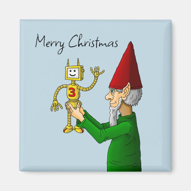 Tomten från Jultomten verkstad Magnet (Framsidan)