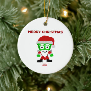 Tomten FrankenCheese Circle Ornament
