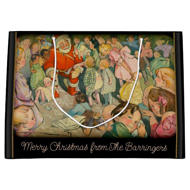 Tomten har anlänt till jul-Helgdag (Framsidan)