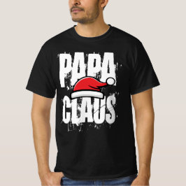 Tomten Hat Pappa Claus White Text T Shirt