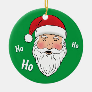 Tomten (Ho, Ho, Ho) Julgransprydnad Keramik