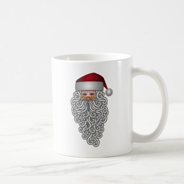 Tomten i Curly Beard-jul Kaffemugg (Höger)