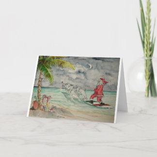 Tomten i Karibien Helgkort