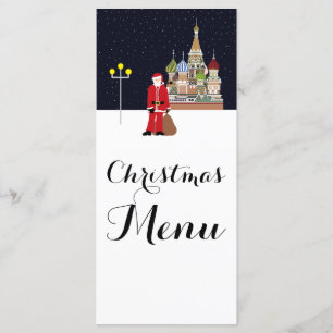 Tomten i Moskvas julmeny Meny