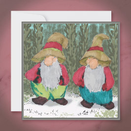 "Tomten" jul Julkort