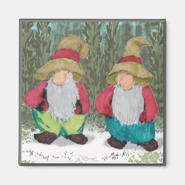 "Tomten" jul Magnet (Framsidan)