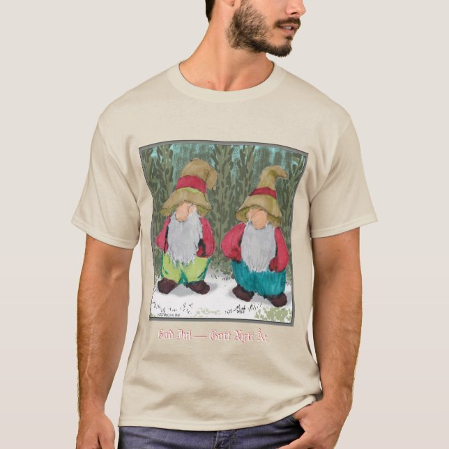 "Tomten" jul T-Shirt (Framsida)