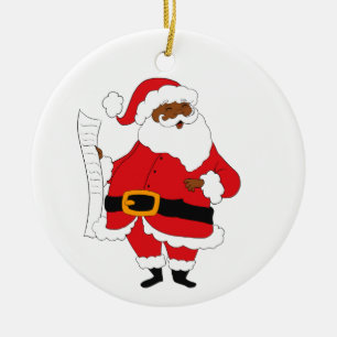 Tomten Julgransprydnad Keramik