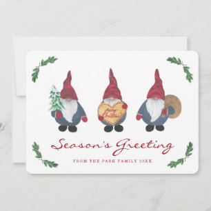 Tomten julkort Helgdag