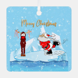 Tomten kan inte skata julfoto Träd Ornament