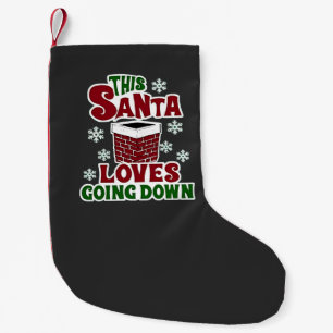 Tomten Kärlek går ner jul Naughty Julafton Liten Julstrumpa