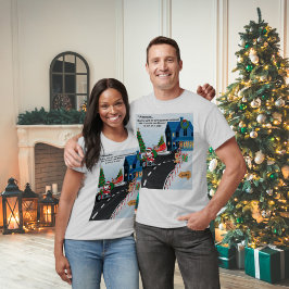 Tomten Kept Min motorcykel Gift Funny Jul T Shirt